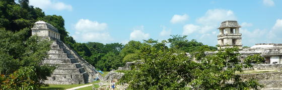 Palenque - Templo de las Inscripciones und Palacio