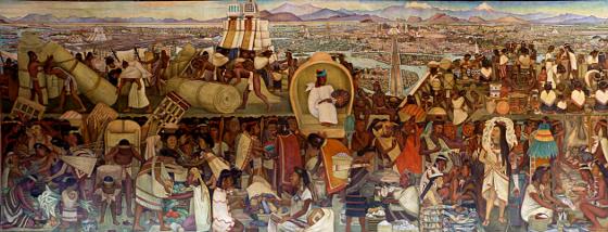Diego Rivera - México a Través de los Siglos - Palacio National