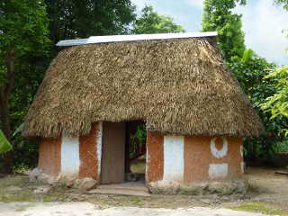 Yucatan - typisches traditionelles Mayahaus